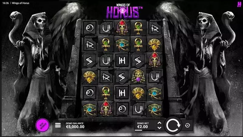 Wngs Of Horus Fun Slot Game made by Hacksaw Gaming with 5 Reel 