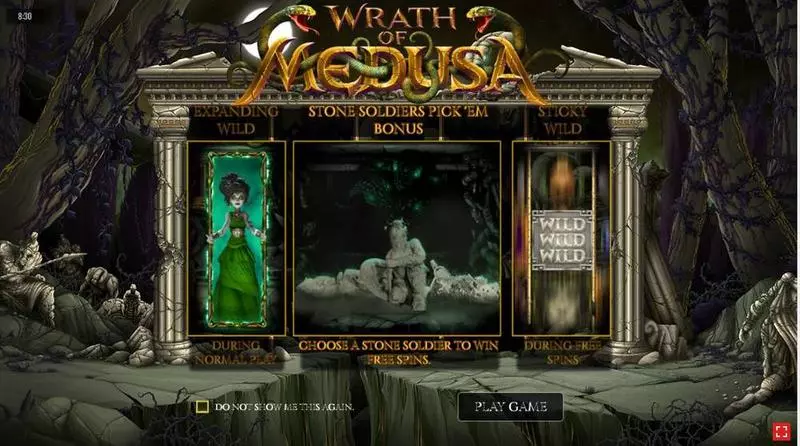 Wrath of Medusa Fun Slot Game made by Rival with 5 Reel and 20 Line
