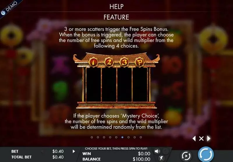Year of the dog Fun Slot Game made by Genesis with 5 Reel and 1024 Way